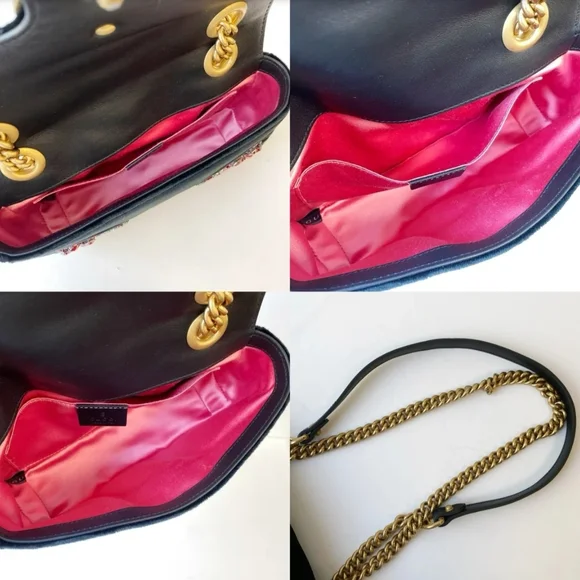 Gucci Marmont Velvet Shoulder Bag - Picture 5 of 16